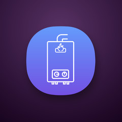 Gas water heater app icon