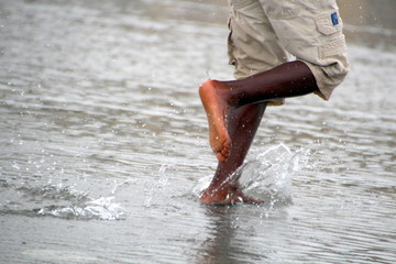 kleine F&uuml;&szlig;e - viel Wasser