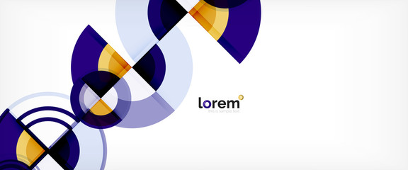 Modern geometric abstract background