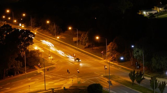 traffic at night