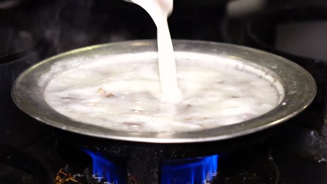 preparation of  kelle paca soup