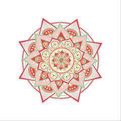 Vector illustrated mandala