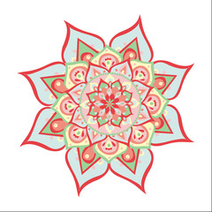 Vector illustrated mandala