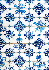 Azulejos anciens à Aveiro, Portugal