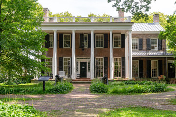 The Admiral's House is located in the Nolan Park area of Governors Island in New York Harbor