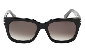 Black sunglasses isolated