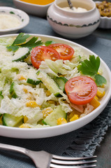 Traditional vegetable salad