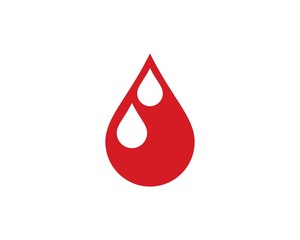 Blood Logo vector icon illustration design