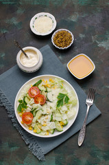 Traditional vegetable salad