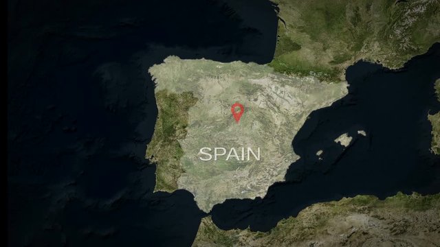4K City Zoom: Madrid &ndash; Spain