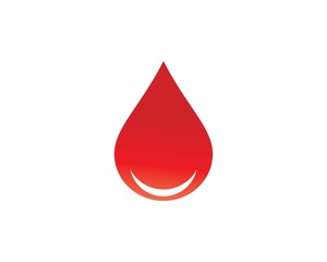 Blood Logo vector icon illustration design