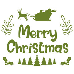 Merry Christmas. Christmas calligraphy. Handwritten modern brush lettering. Hand drawn design elements. sticker Set quotes with snowflakes, snowman, santa claus, candy, sweet candy, cookies. Vector.