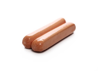 Hot dog isolated on white