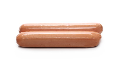 Hot dog isolated on white