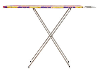 ironing board equipment on white background isolation