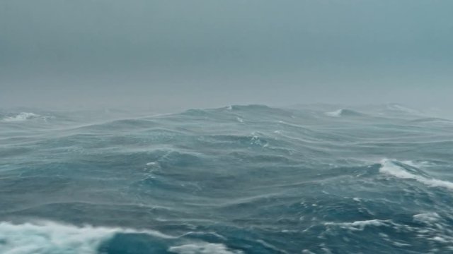 North stormy sea