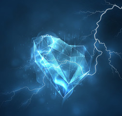 set of vector bulk hearts for holiday