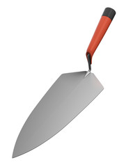 3d Illustration of Realistic Trowel isolated on white background, Working tool icon sign symbol