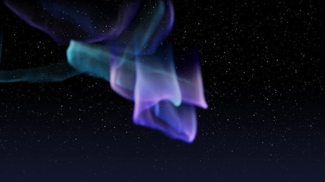 ４Kオーロラ、極北の光、星空の舞う光のカーテン