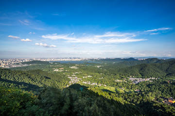 landscape of weest lake in hangzhou china