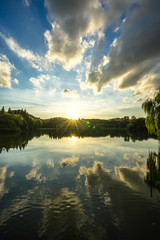 Obraz premium landscape of weest lake in hangzhou china