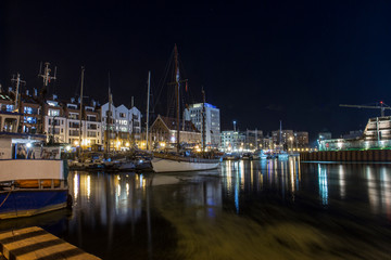 Fototapeta premium Marina in the city of Gdansk. Poland