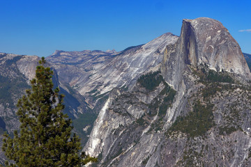 The Half Dome at Yosemite National Park, California, USA