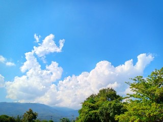 Obraz premium Beautiful cloud in Thailand