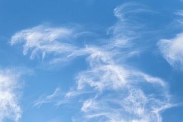 Blue sky with clouds