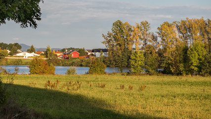 Beautiful view near Steinkirchen-Danube-Bavaria-Germany