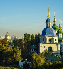 Fototapeta na wymiar Vydubychi Monastery, historical landmark of Kiev, Ukraine