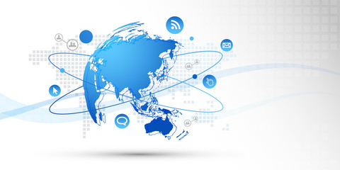 mondo, informatica, comunicazione, Asia, Cina