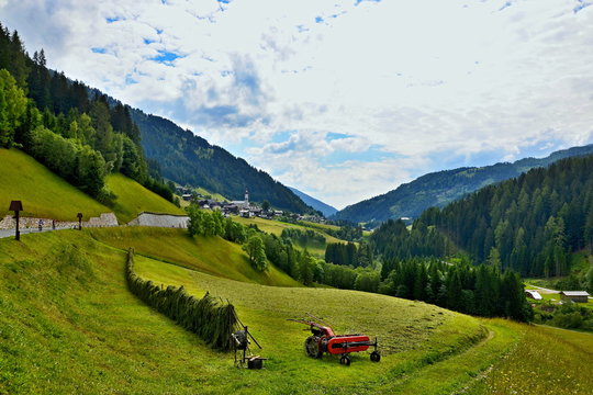 Austrian Alps-view on the Maria Luggau