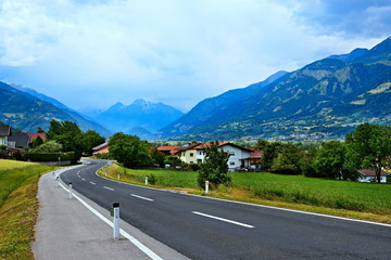 Austrian Alps-view on the Gendorf
