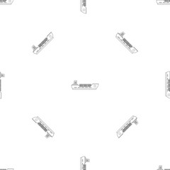 Boat with cargo pattern seamless vector repeat geometric for any web design