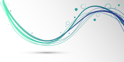 sfondo, grafica, linee, ondeggiate, onda