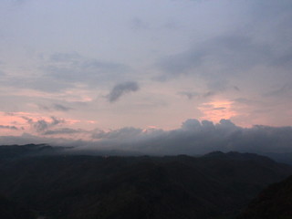 Fototapeta premium zmierzch w Yogjakarcie