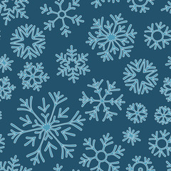 Christmas seamless doodle pattern
