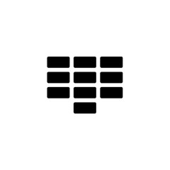 buttons, black keyboard icon