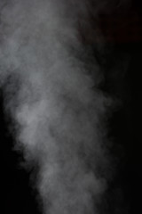 Grey smoke overlay texture background.