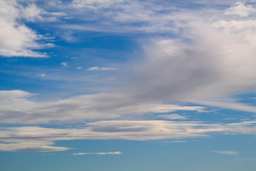 blue sky with clouds
