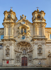Fototapeta na wymiar Basilica of Saint Mary of the Chorus, San Sebastian, Spain
