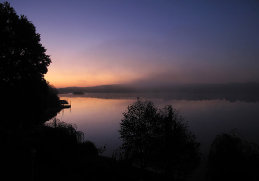 Sonnenaufgang am Löcknitzer See