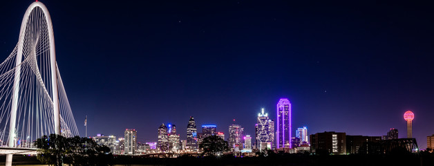 Dallas Skyline Cityscape - obrazy, fototapety, plakaty