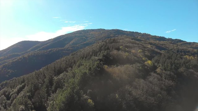 Nice mountain from Spain near the village Osor in Catalonia