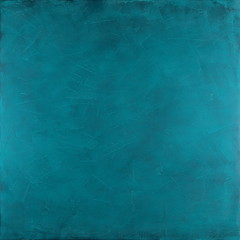 Obraz premium Blue vintage concrete walls. Blue cement background.