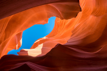 Antelope canyon in Arizona, USA