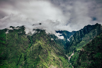 the mountains of Joshimath