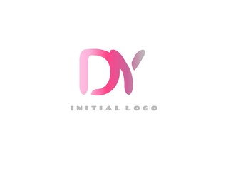DY Initial Logo for your startup venture
