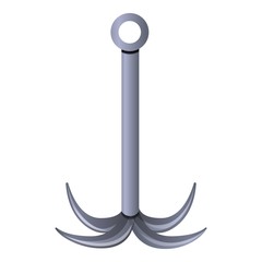 Climb hook icon. Cartoon of climb hook vector icon for web design isolated on white background